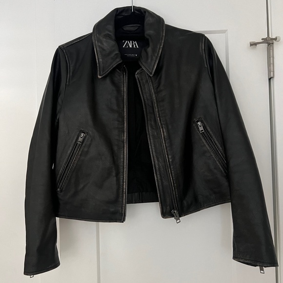 Zara Jackets & Blazers - Zara leather jacket